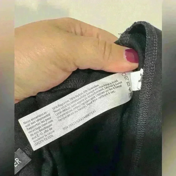 Eileen Fisher Pull-on Black pants with zipper detail - Picture 2 of 5